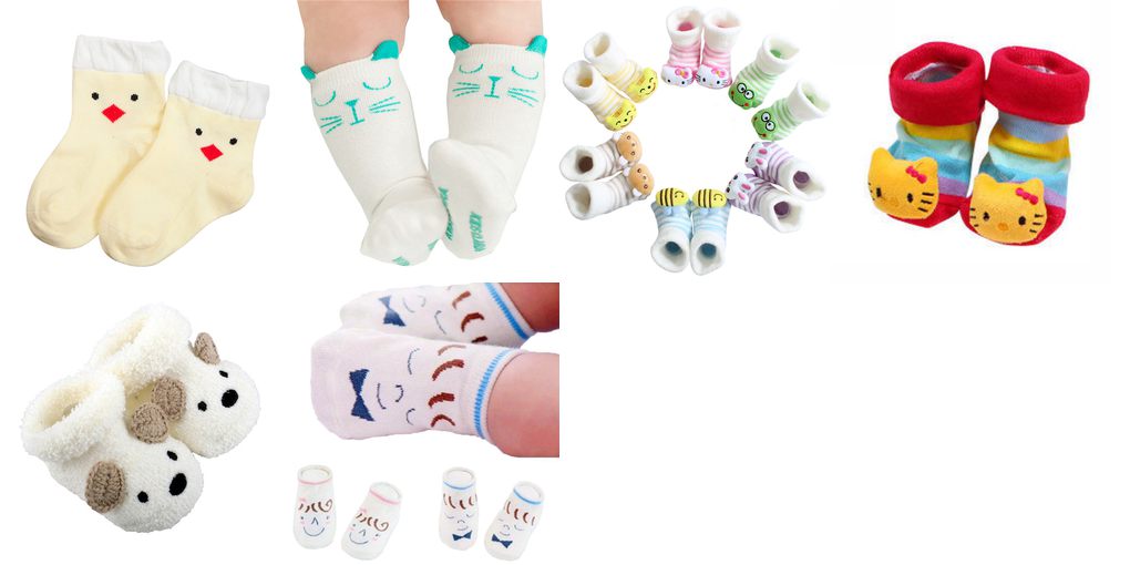 cartoon baby socks